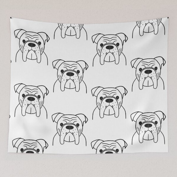 Item preview, Bull dog minimal  designed and sold by BundleDoodle.