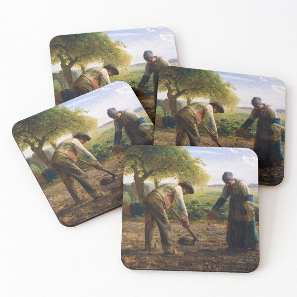 Item preview, Potato Planters by Jean-François Millet (1861) designed and sold by allhistory.