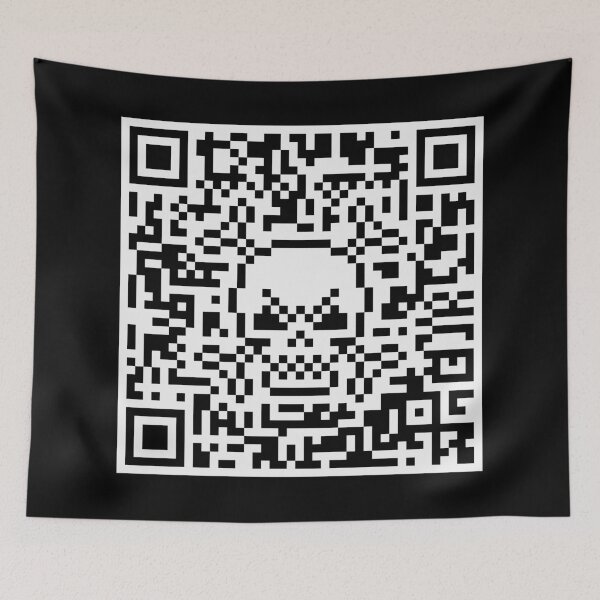 Item preview, Skull And Crossbones (Quick Response Code / 41x41 / NEG) designed and sold by MrFaulbaum.