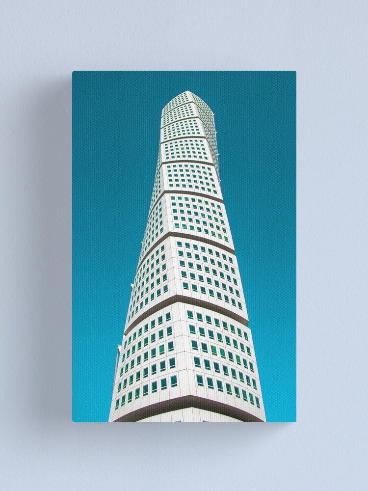 Turning Torso Santiago Calatrava Architecture Malmö, Sweden  #architecture #calatrava Canvas Print