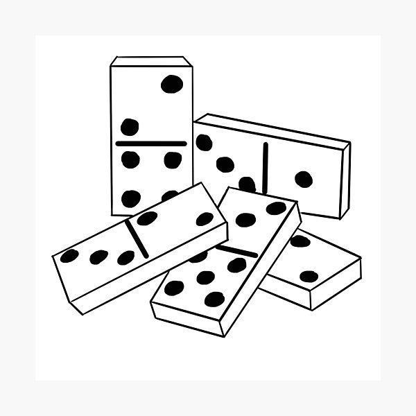 Como Dibujar Una FICHA DE DOMINO Dibujos Para Ni??os ???? How To Draw A