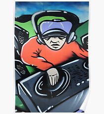 Graffiti artwork in Birstall Poster