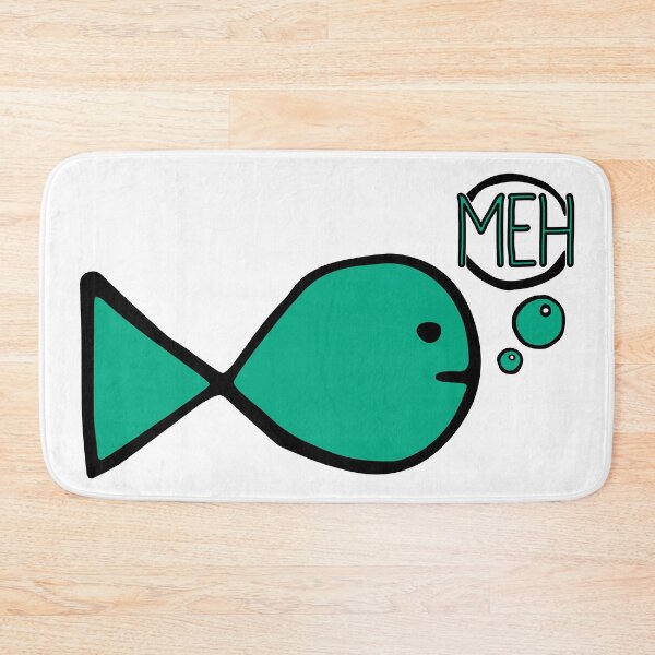 Item preview, Meh Teal Fish designed and sold by ajoymoon.