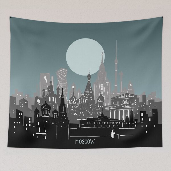 Item preview, moscow skyline designed and sold by BekimART2.