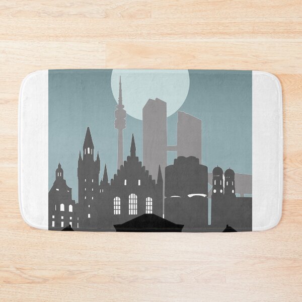 Item preview, munich skyline designed and sold by BekimART2.