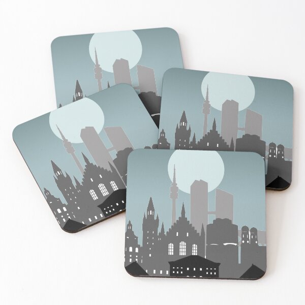 Item preview, munich skyline designed and sold by BekimART2.