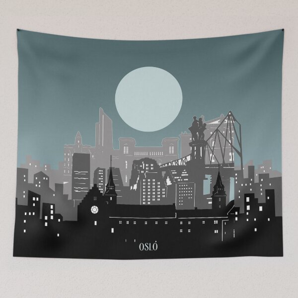 Item preview, oslo skyline designed and sold by BekimART2.