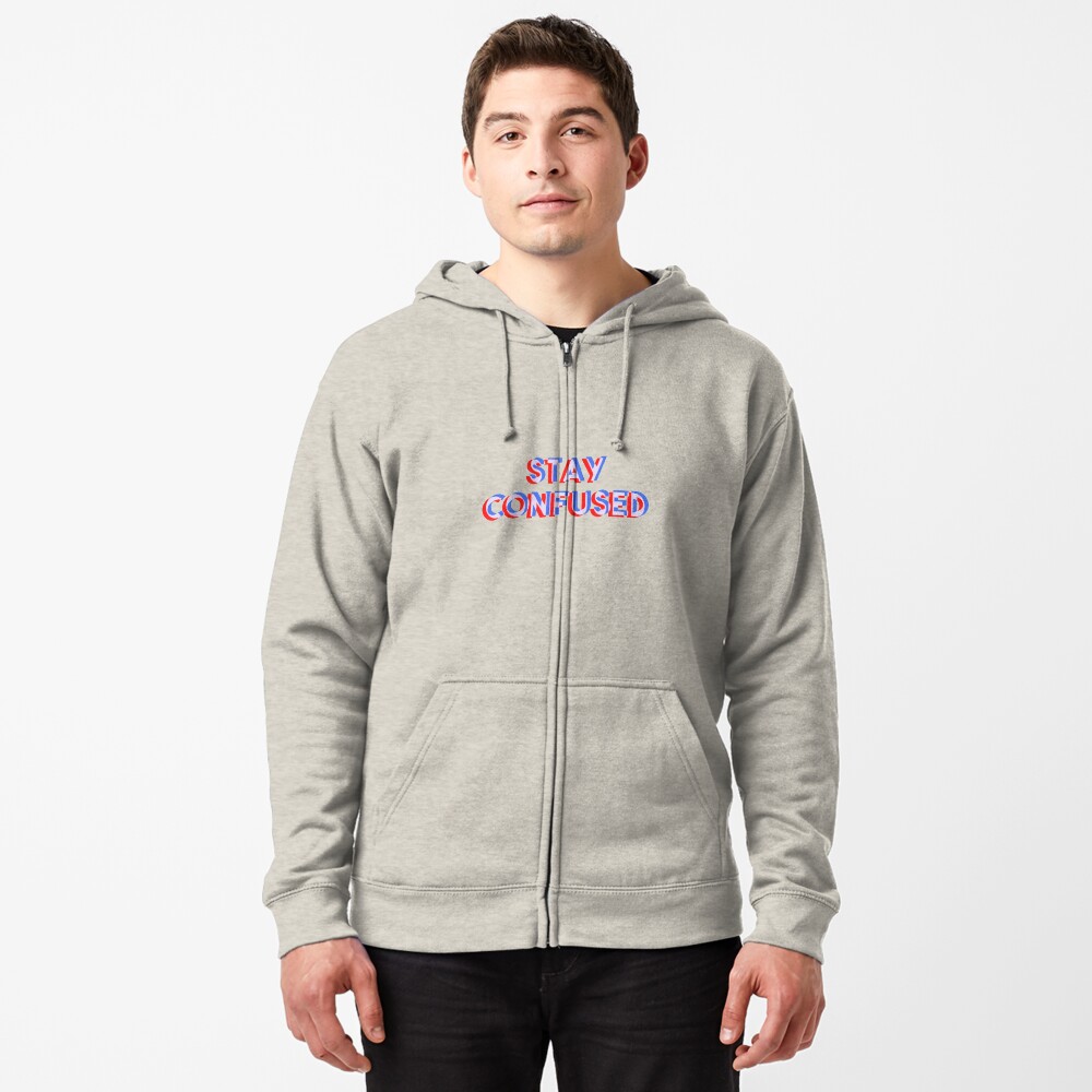 Confused Grey Hoodie