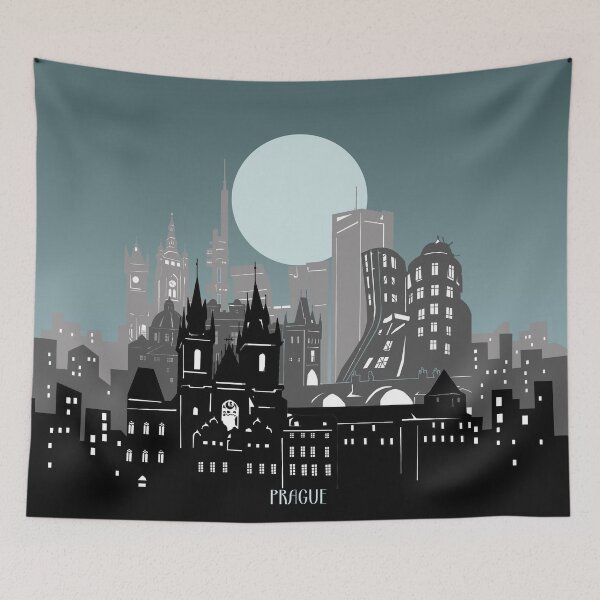 Item preview, prague skyline designed and sold by BekimART2.