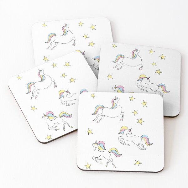 Item preview, Fabulous Unicorns Among the Stars - Repeated Pattern designed and sold by AlicjaCurioseur.