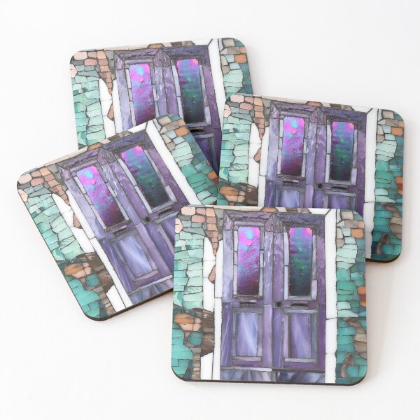 Item preview, Rustic Purple Door Mosaic designed and sold by LKFdesigns.