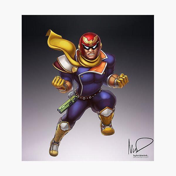 Capitán Falcon Lámina fotográfica
