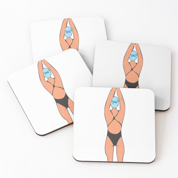 Item preview, Swimmer girl from behind designed and sold by Miaoo.
