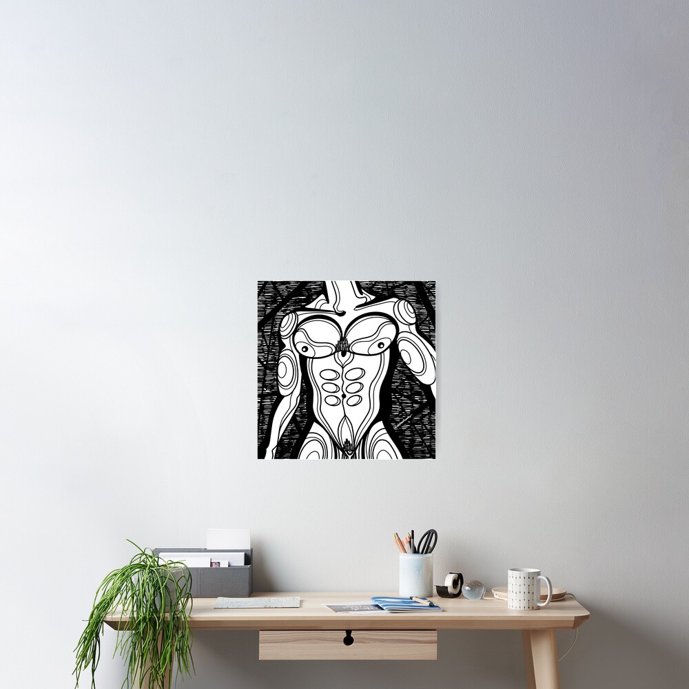 Abstract Body 5 Poster