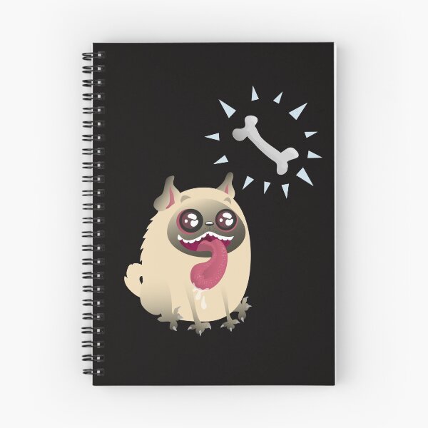 Item preview, pug and bone designed and sold by Kopfzirkus.