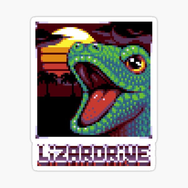LIZARDRIVE Sticker