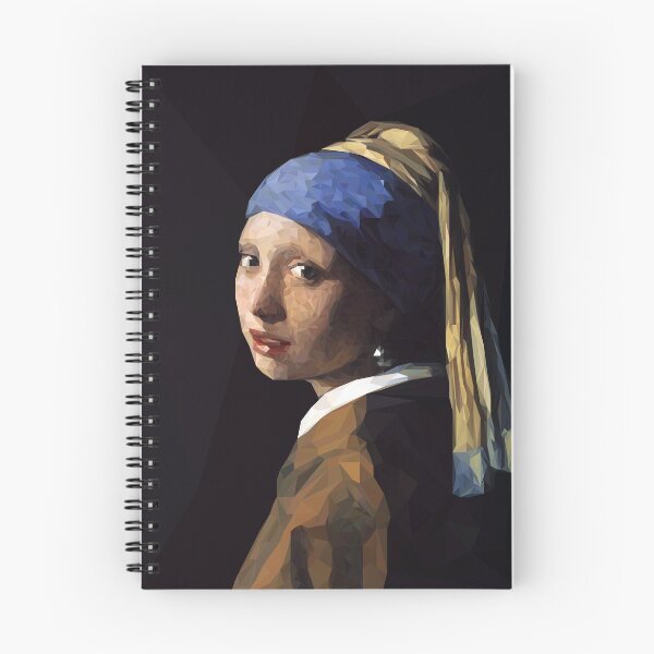 Item preview, Johannes Vermeer- Girl With The Pearl Earring Low poly designed and sold by krisztinaart.