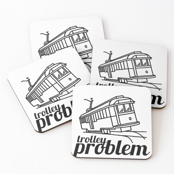 Item preview, Trolley problem designed and sold by PatPatPatterns.