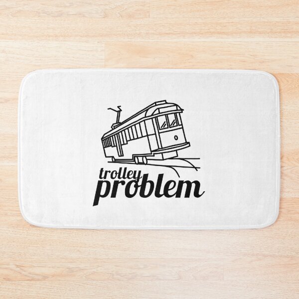 Item preview, Trolley problem designed and sold by PatPatPatterns.