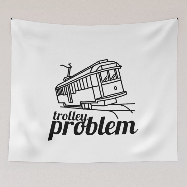 Item preview, Trolley problem designed and sold by PatPatPatterns.