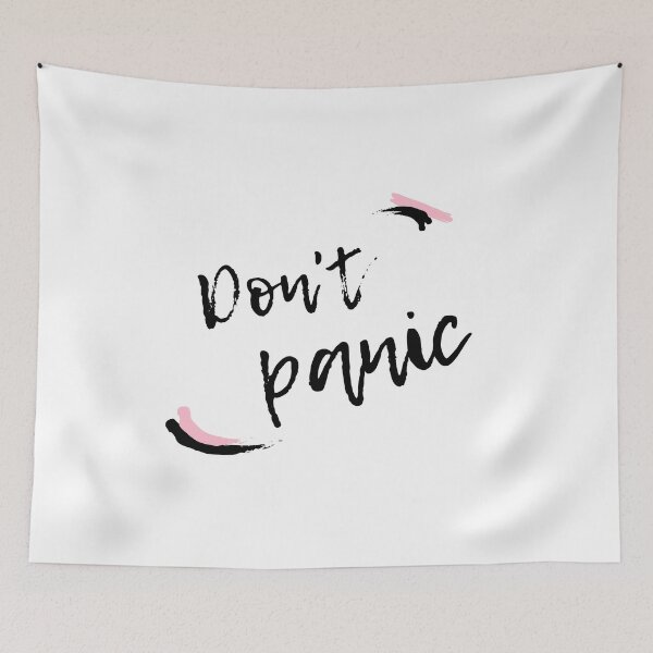 Item preview, Don't Panic line designed and sold by arceart.