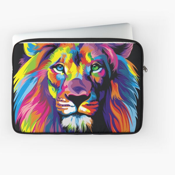 Item preview, Banksy Rainbow Lion Graffiti Pop Art Painting designed and sold by bufumofo.