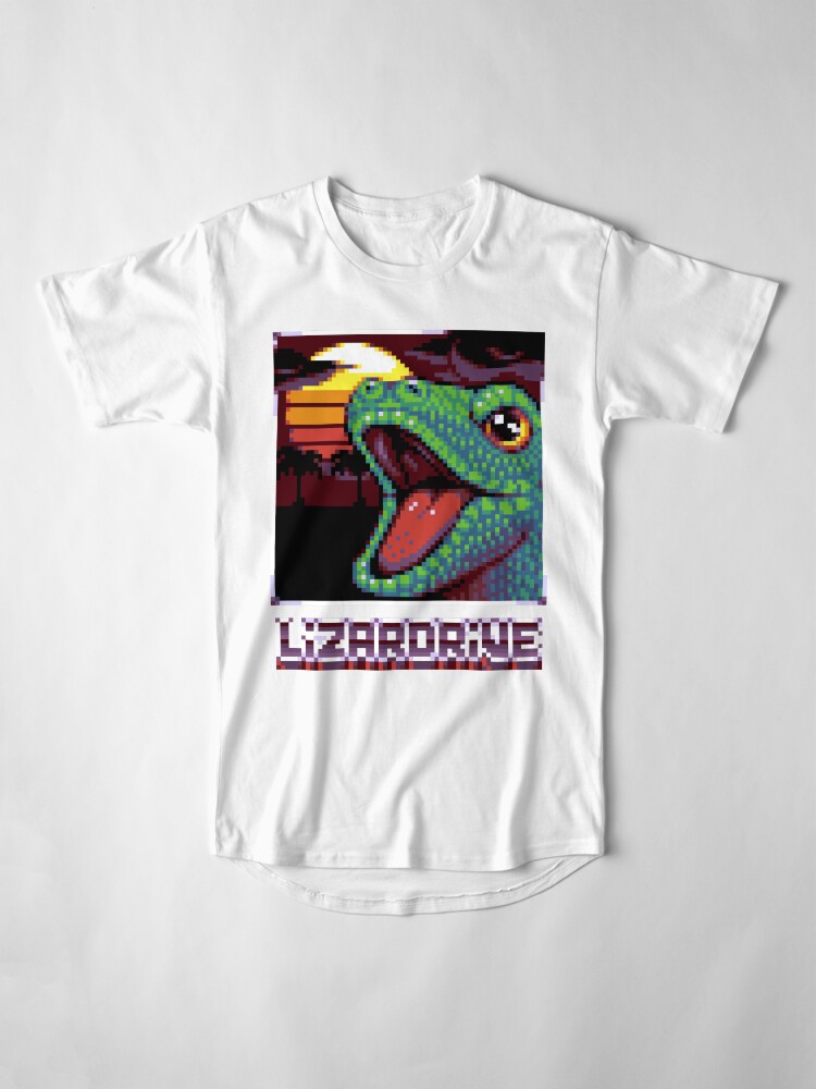 T-shirt long ''LIZARDRIVE' : autre vue