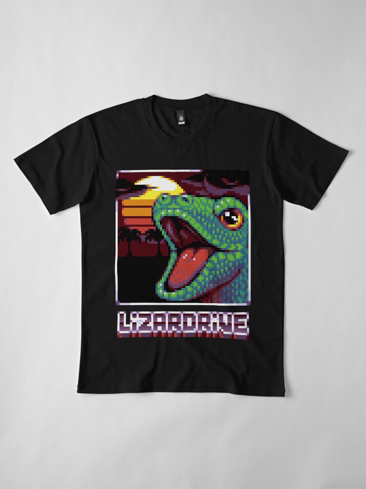 T-shirt premium ''LIZARDRIVE' : autre vue