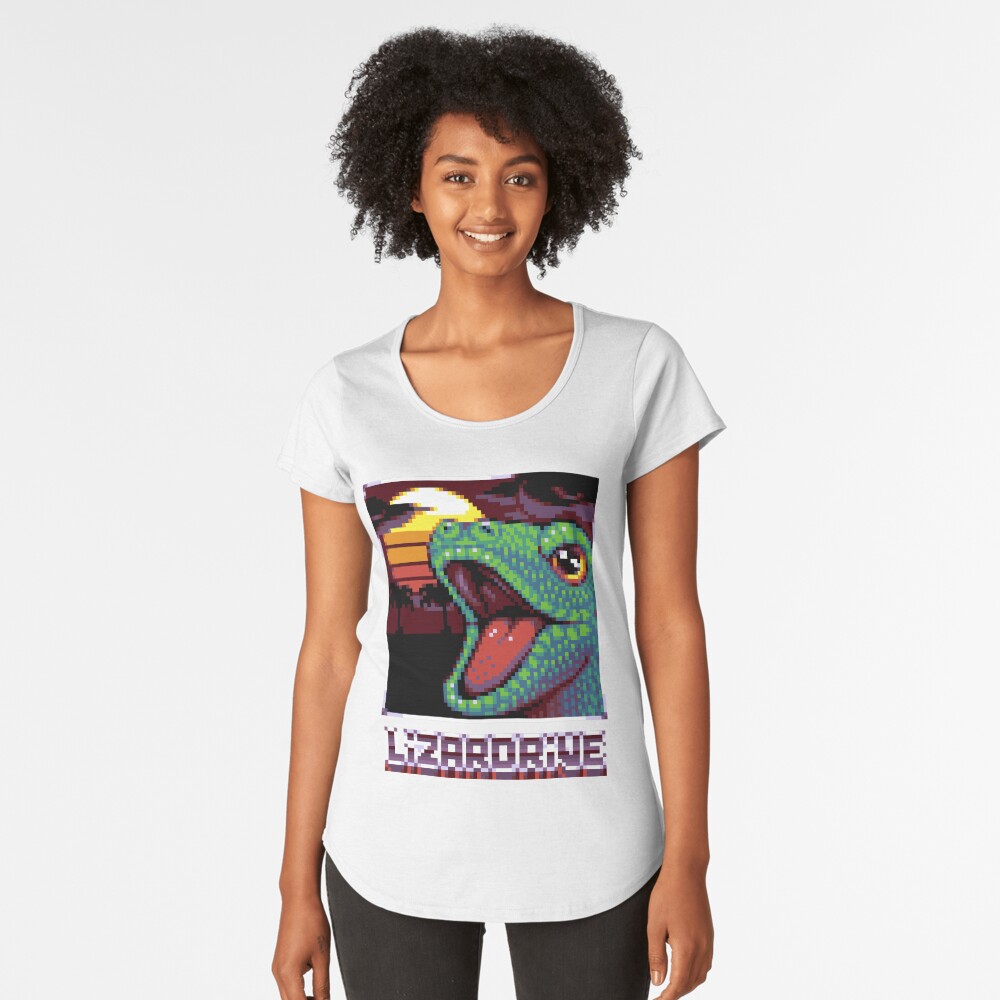 T-shirt premium échancré « LIZARDRIVE»