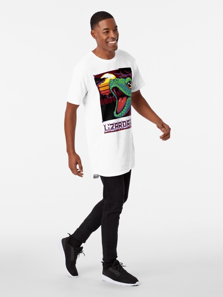 T-shirt long ''LIZARDRIVE' : autre vue