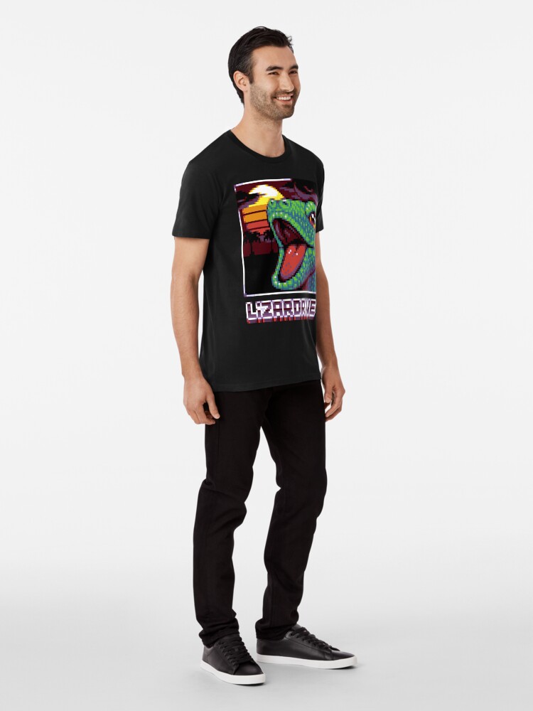 T-shirt premium ''LIZARDRIVE' : autre vue