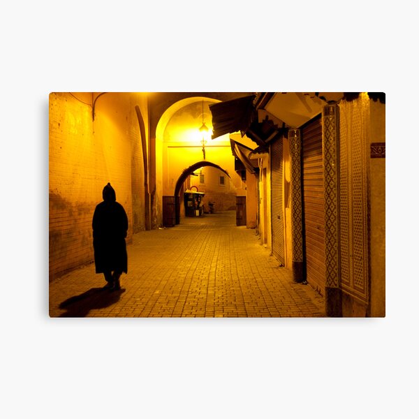 Souk at night Canvas Print