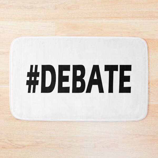 Item preview, hashtag #Debate in black designed and sold by AllShirts21.