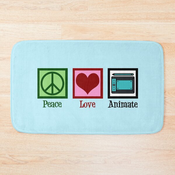 Item preview, Peace Love Animate designed and sold by Epic Love Designs.