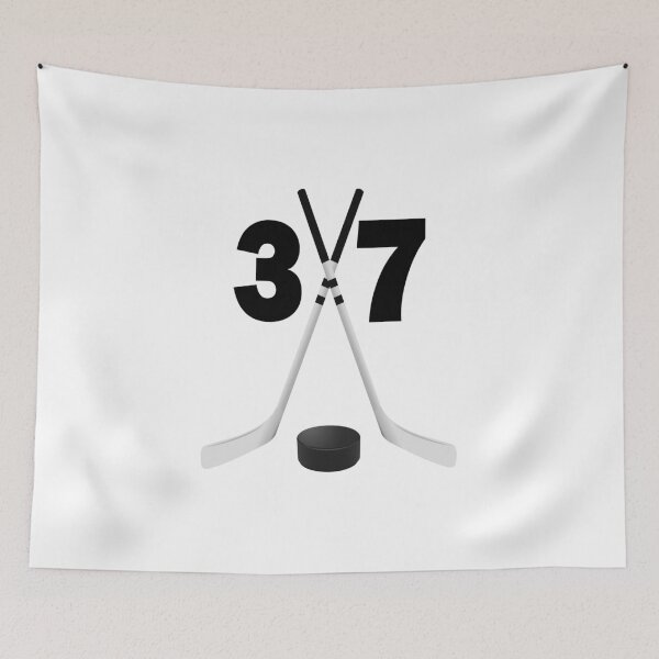Item preview, Hockey number 37 - thirty seven with sticks and disc designed and sold by AllShirts21.