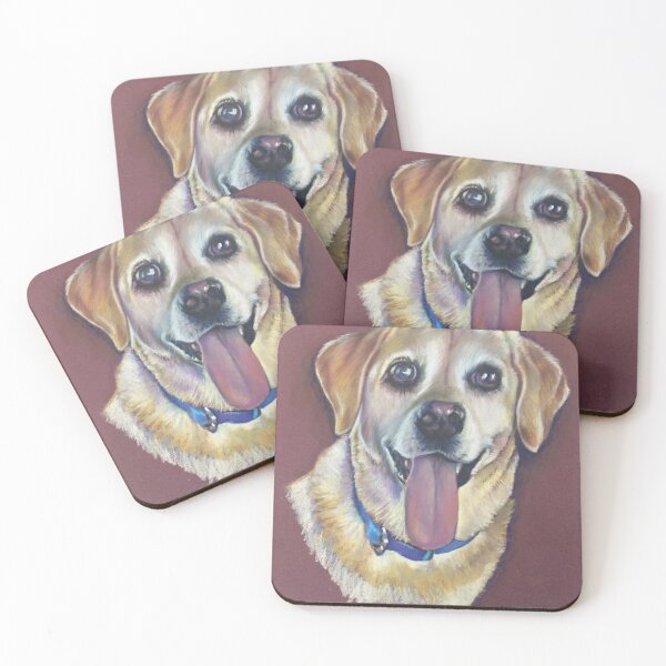 Item preview, Zamper the yellow Labrador cross Golden Retriever designed and sold by Rose Parker.