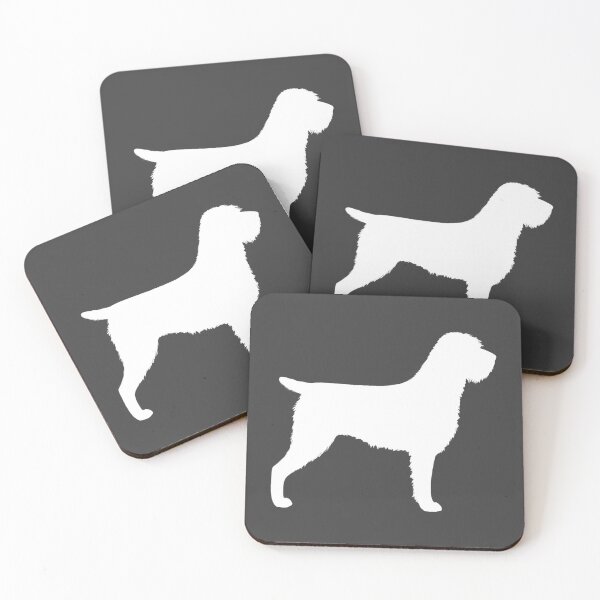 Item preview, Wirehaired Pointing Griffon Silhouette(s) designed and sold by Jenn Inashvili.