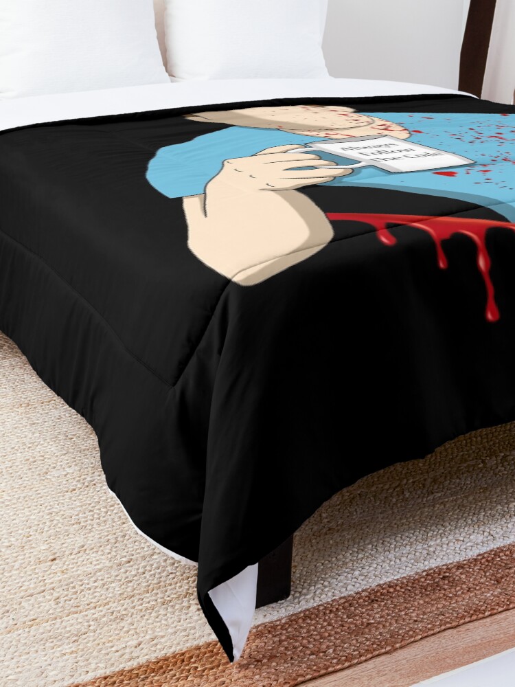 Alternate view of Follow the code Comforter