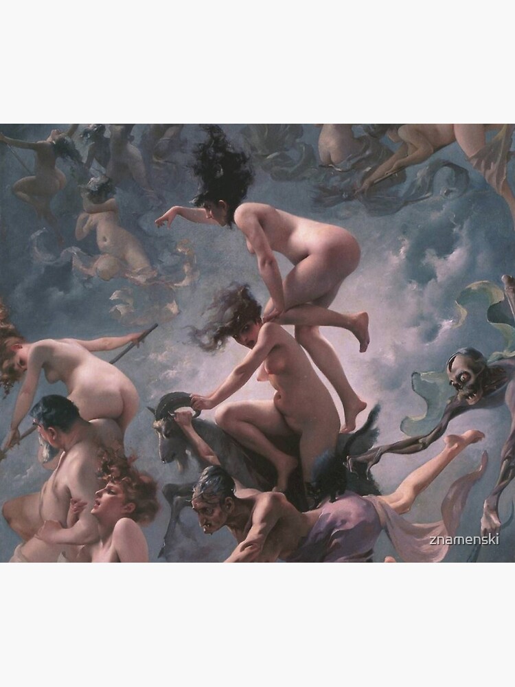 Luis Ricardo Falero - Witches going to their Sabbath (1878) by znamenski