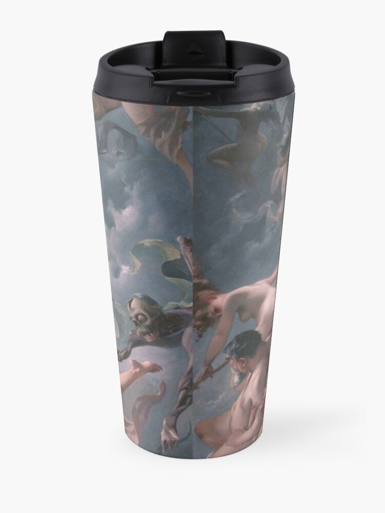 Alternate view of Luis Ricardo Falero - Witches going to their Sabbath (1878) Travel Mug