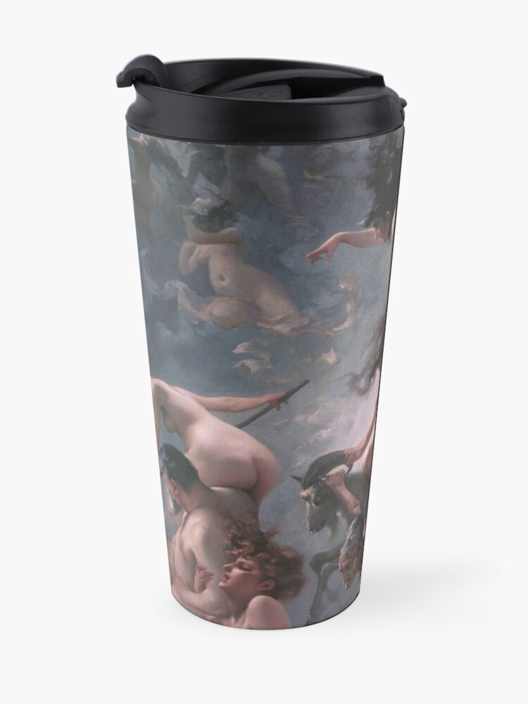 Alternate view of Luis Ricardo Falero - Witches going to their Sabbath (1878) Travel Mug