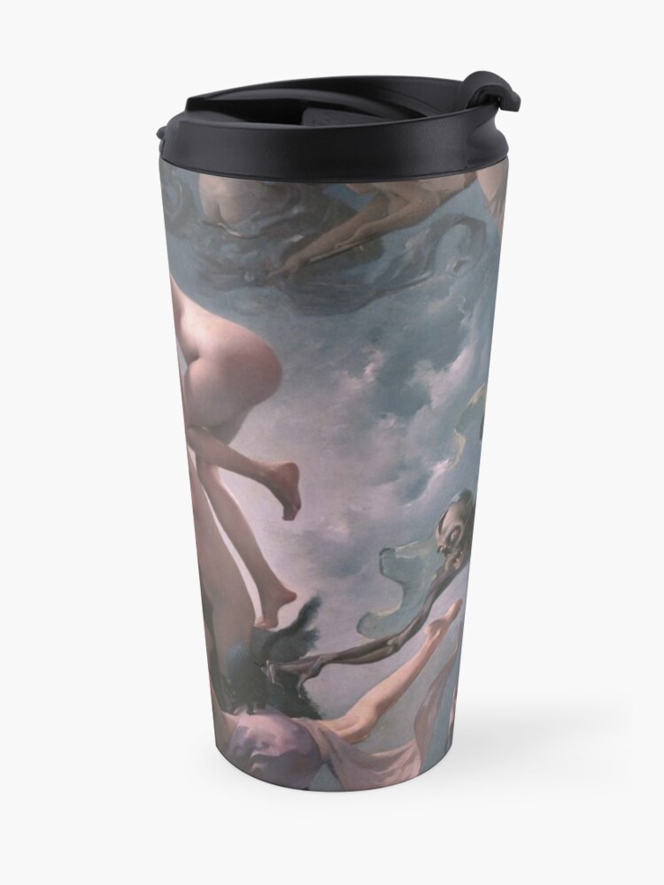 Alternate view of Luis Ricardo Falero - Witches going to their Sabbath (1878) Travel Mug