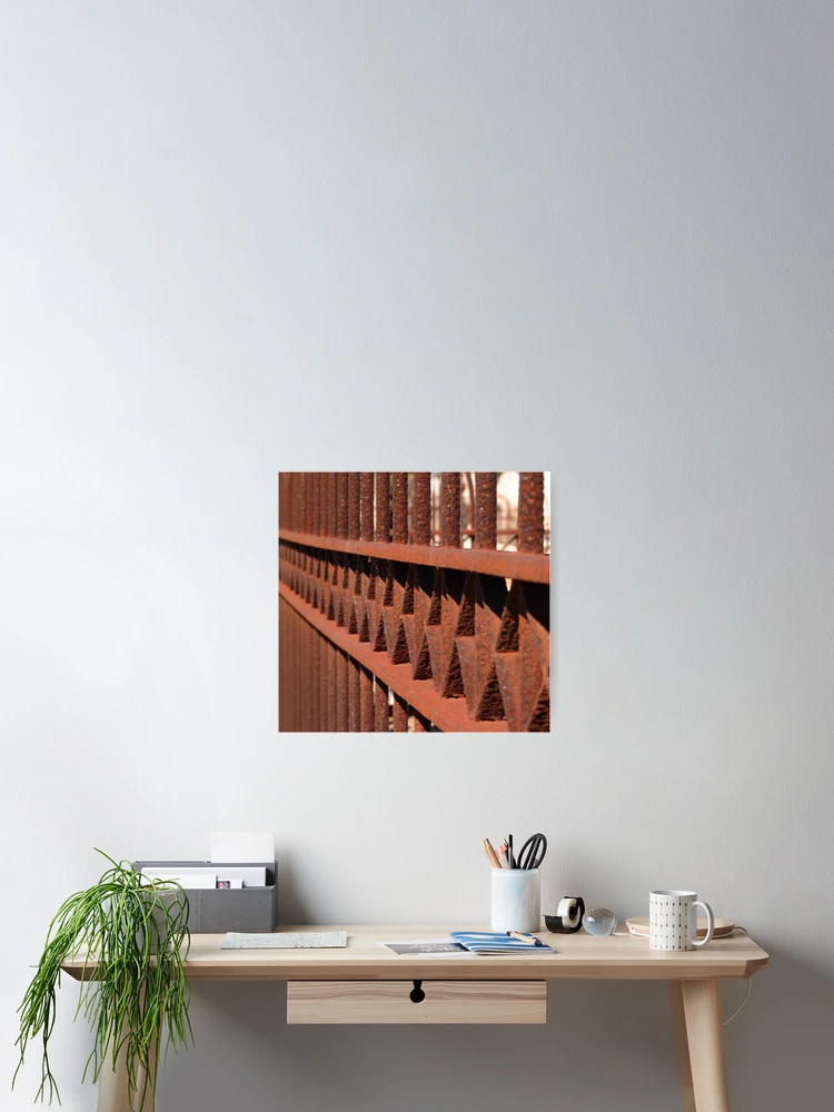 Thumbnail 2 of 3, Poster, Rusty Railing designed and sold by Caroline Lloyd.