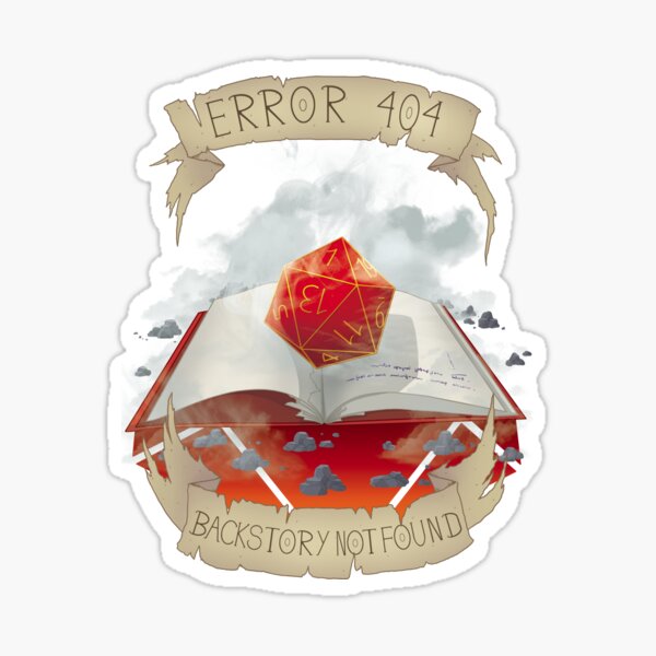 Critical Fail - Error 404 Sticker