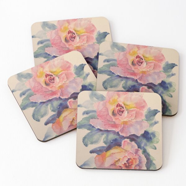 Item preview, Watercolour roses in a loose style designed and sold by Rose Parker.