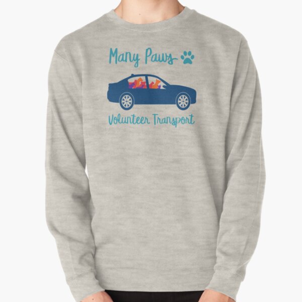 Many Paws Volunteer Transport - Rescue Transport Group Pullover Sweatshirt