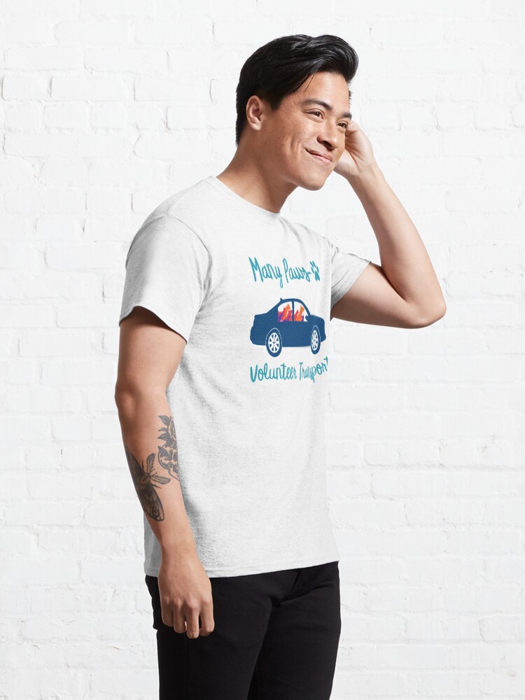 Alternate view of Many Paws Volunteer Transport - Rescue Transport Group Classic T-Shirt