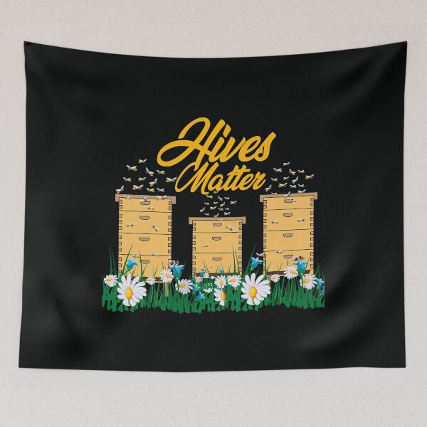 Item preview, Hives Matter!  For BeeKeepers Funny Merchandise designed and sold by JDMHoney.