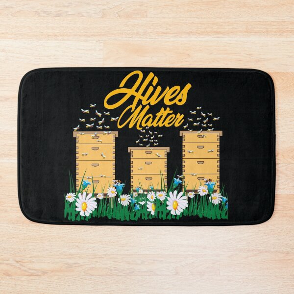 Item preview, Hives Matter!  For BeeKeepers Funny Merchandise designed and sold by JDMHoney.