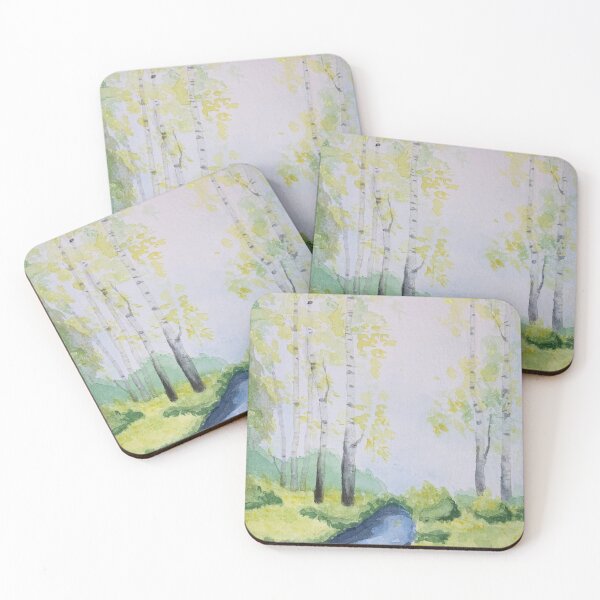 Item preview, Spring birches designed and sold by mirra7.